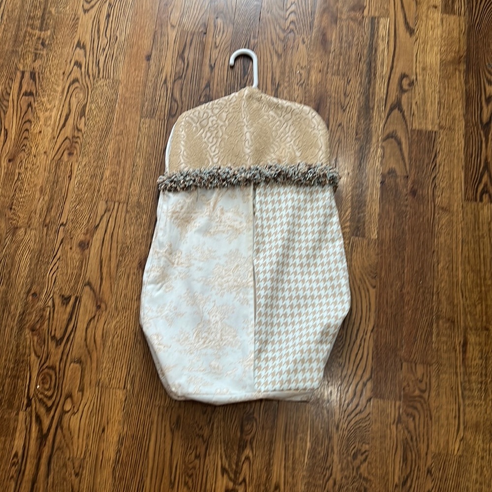 Glenna Jean Central Park Toile hanging diaper stacker